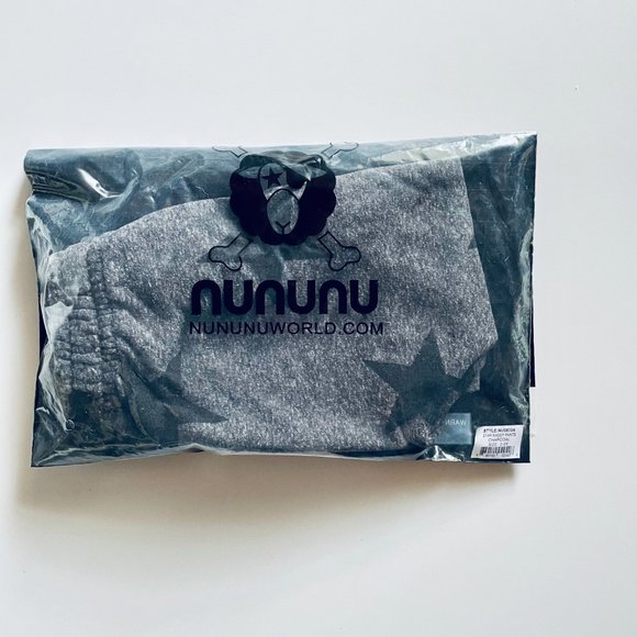 Nununu Star Baggy Pants Charcoal (Winter Weight) - Picture 3 of 3